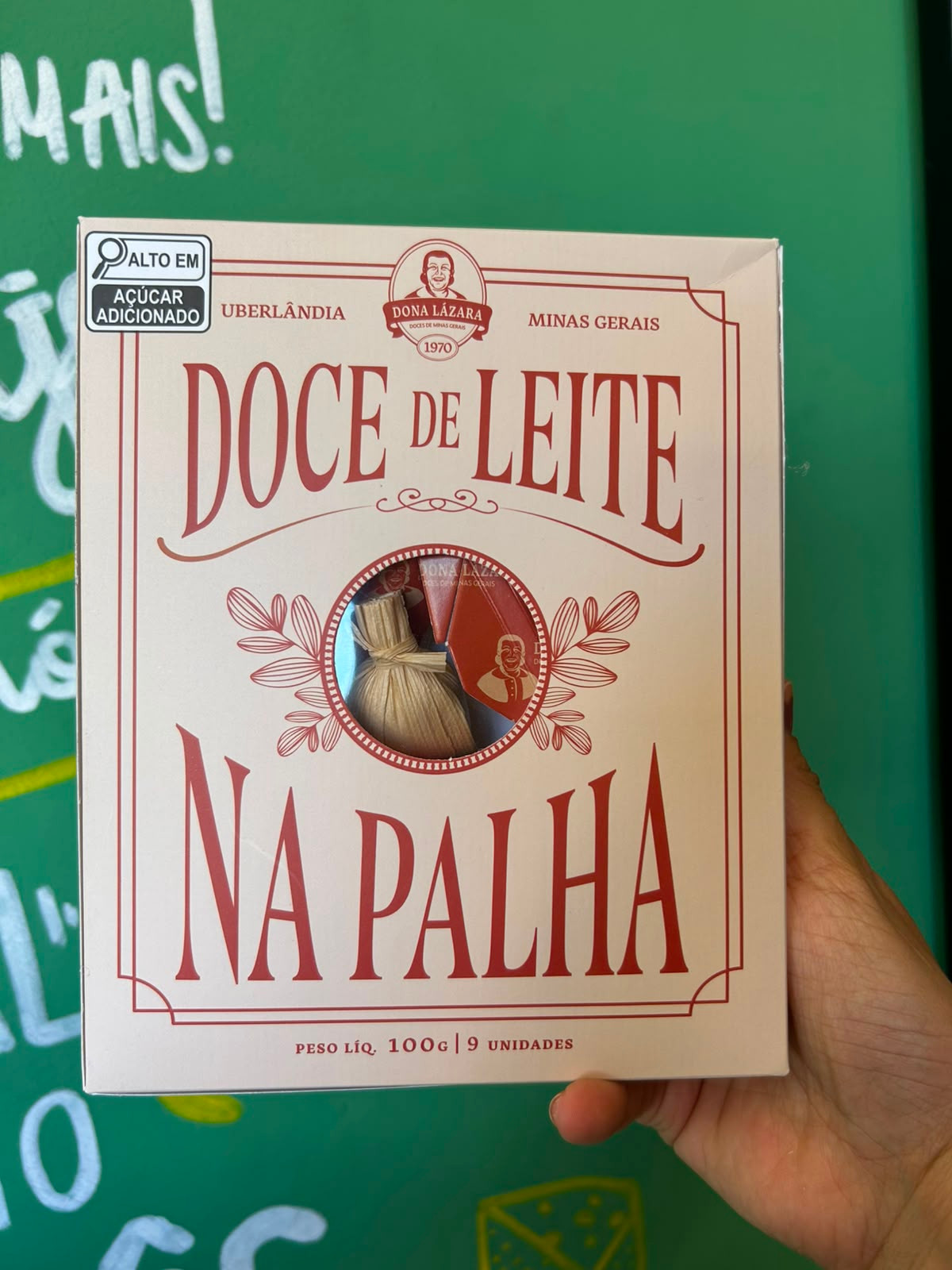 Doce de Leite na Palha caixa - 100g