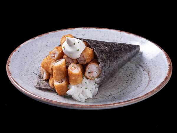 Temaki Camarão Empanado Filadélfia