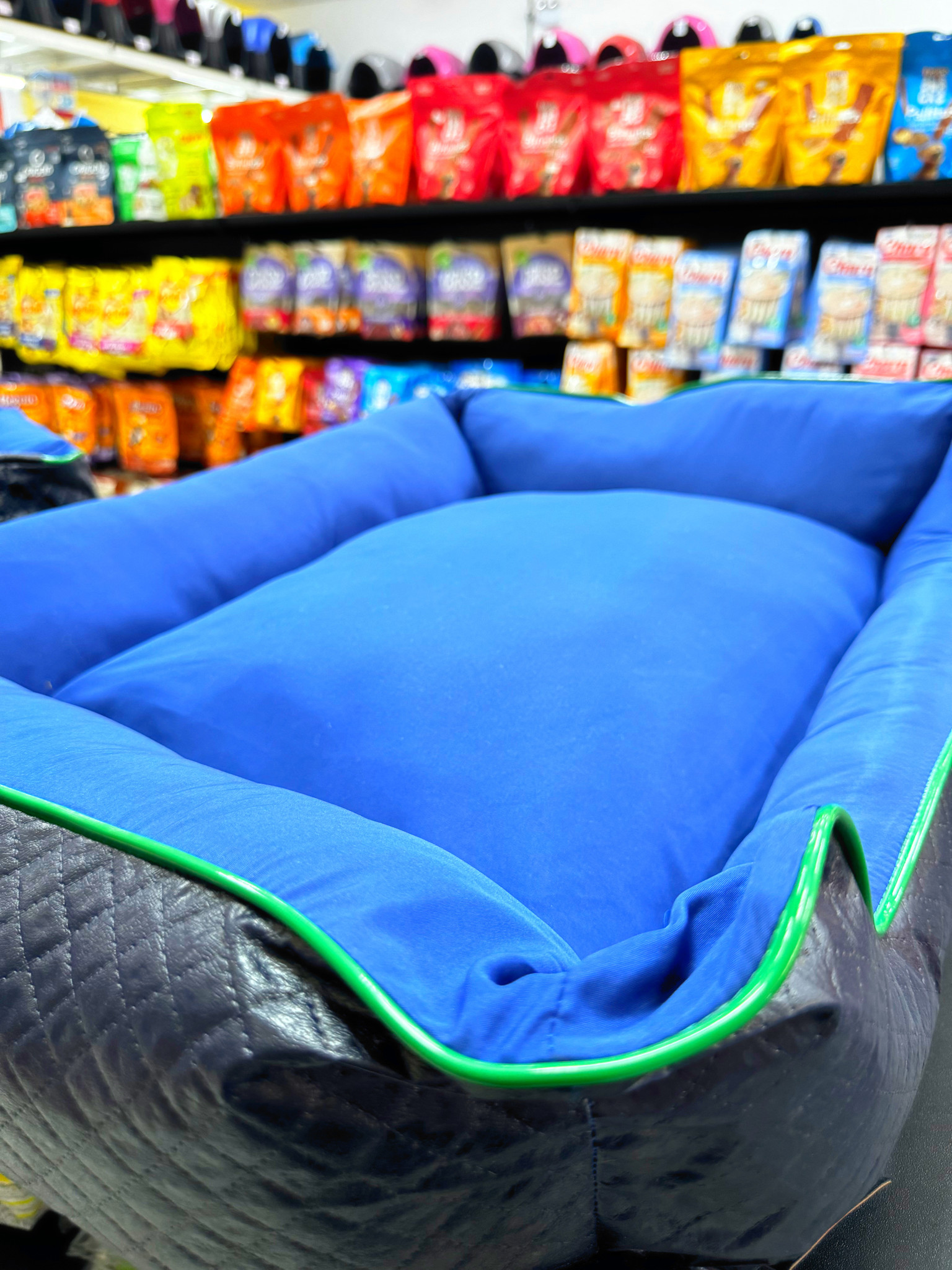 Cama Azul Couro M