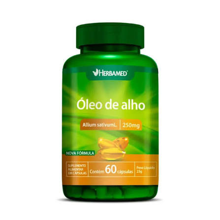 Oleo De Alho 250mg Herbamed Pt 60cap