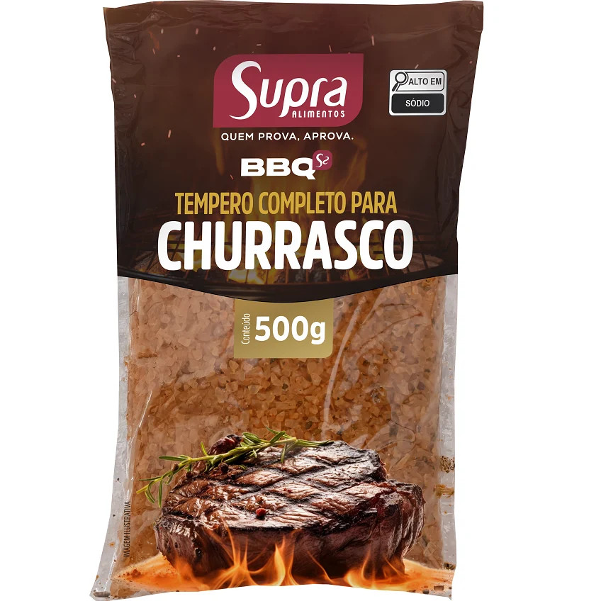 Tempero Completo Para Churrasco 500g 