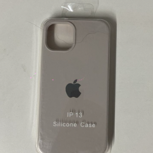 CAPA CINZA CLARO IPHONE 13 SILICONE CASE