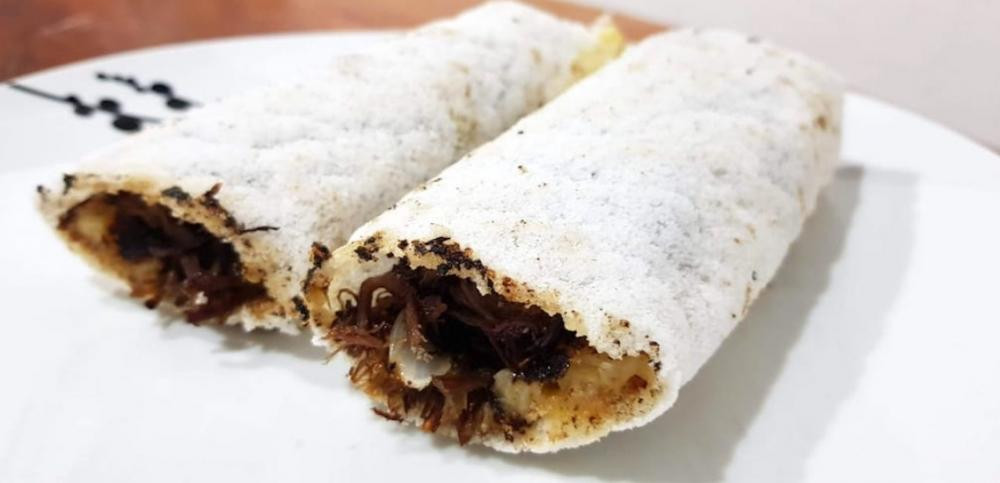 TAPIOCA COM CARNE DO SOL