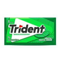 Trident Menta Sem Açúcar 5 Unidades 8g