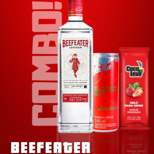COMBO BEEFEATER C/ RED BULL