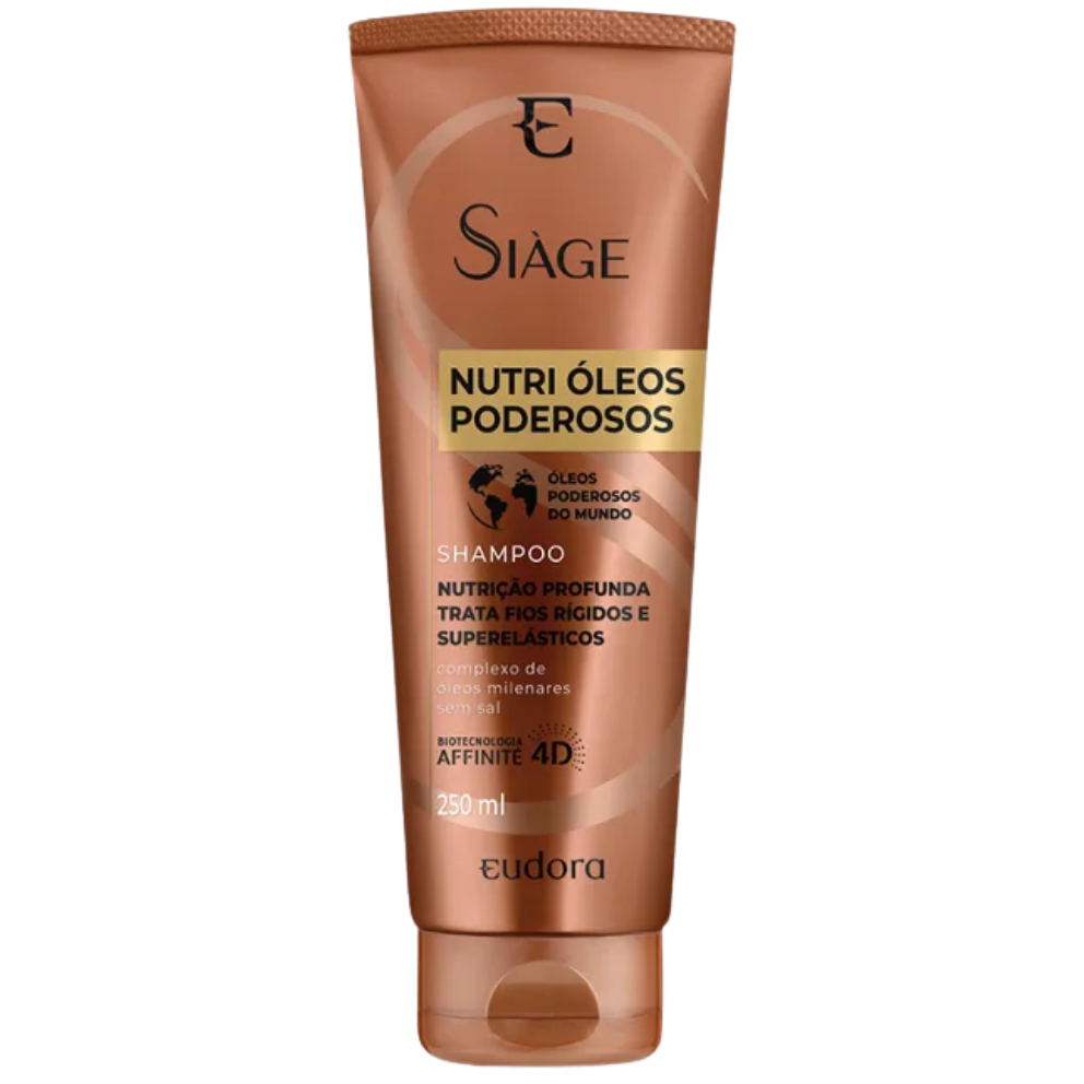 SHAMPOO EUDORA NUTRI OLEOS PODEROSOS SIAGE 250ML¬