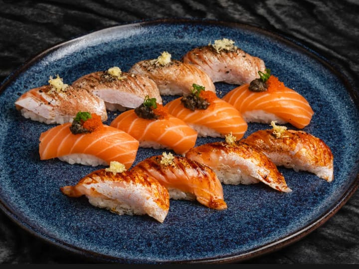 Seleçaõ de Salmão 12 pç