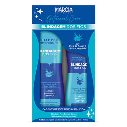 SHAMPOO E CONDICIONADOR MARCIA BLINDAGEM DE FIOS