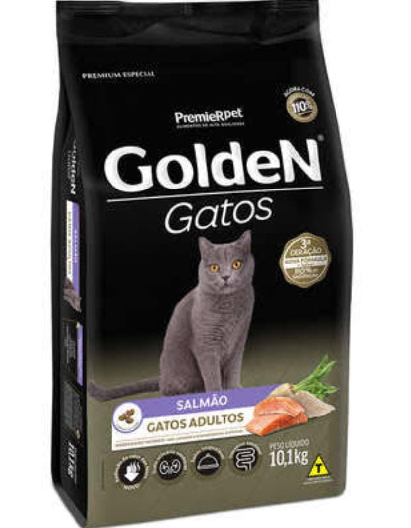 Golden Gatos Adultos Salmão 
