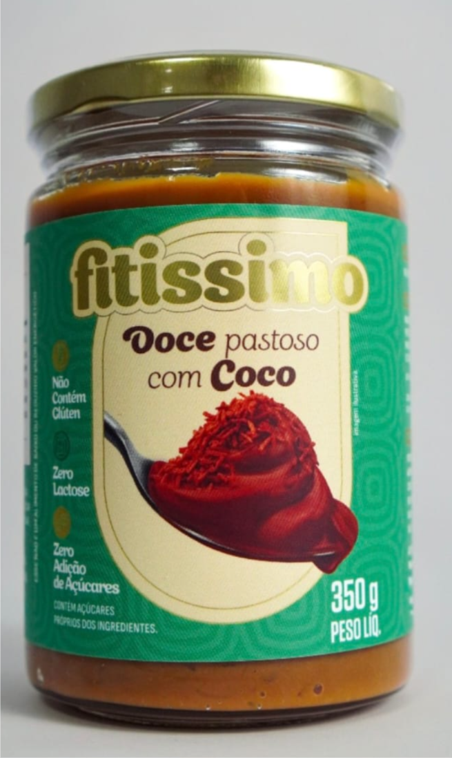 DOCE DE LEITE FITISSIMO C/ COCO 350 GRAMAS.