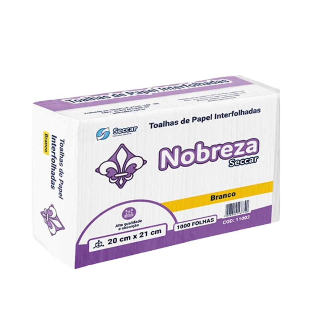 PAPEL INTERF NOBREZA BRANCO 20X21 C1000 FLS