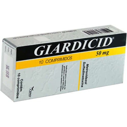 Giardicid 50mg 10 Comprimidos