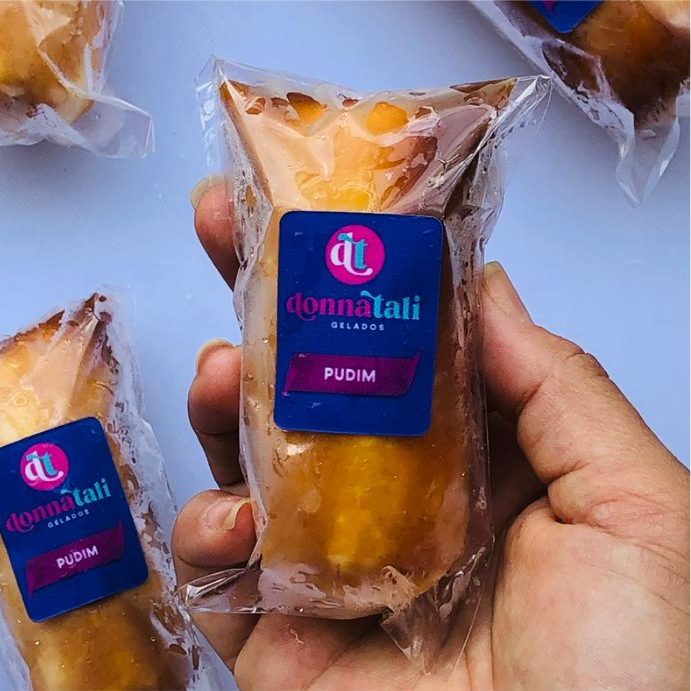 Picolé gourmet 100g (Pudim)