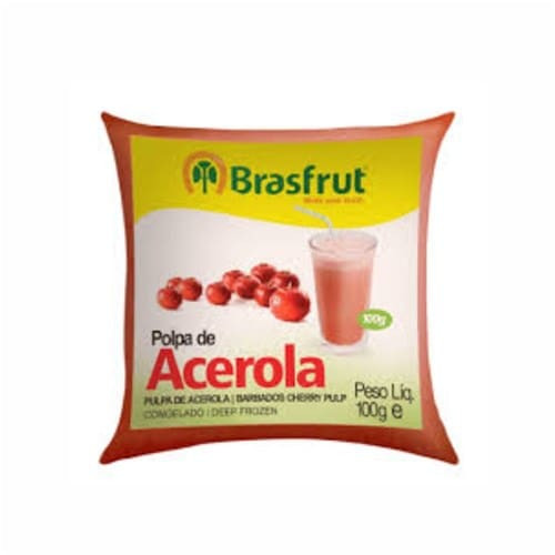 Polpa Congelada Brasfrut Acerola Embalagem 100g