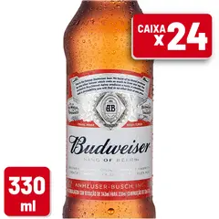 Cerveja Budweiser Long Neck Descartável 330ml 