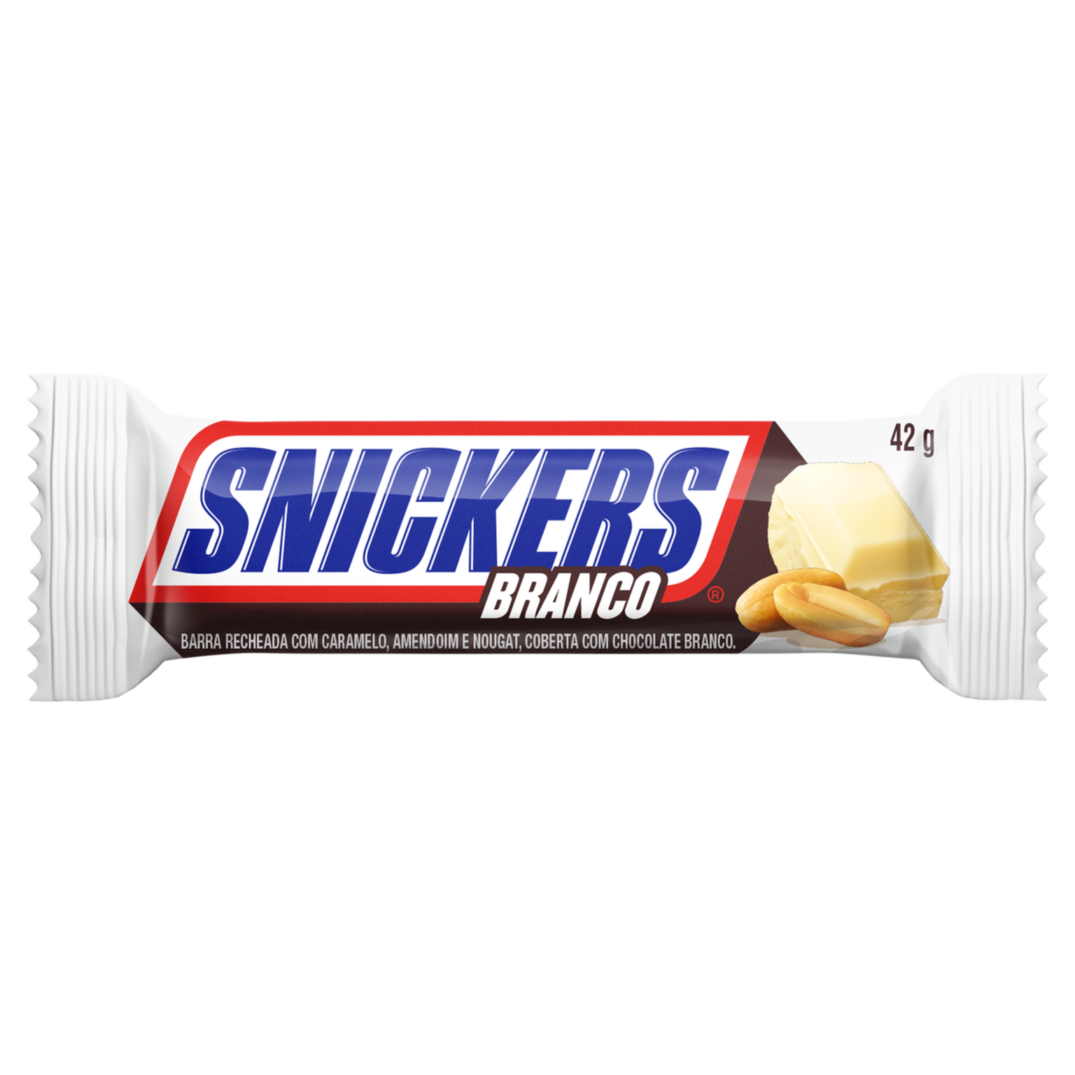CHOCOLATE SNICKERS BRANCO 42GR