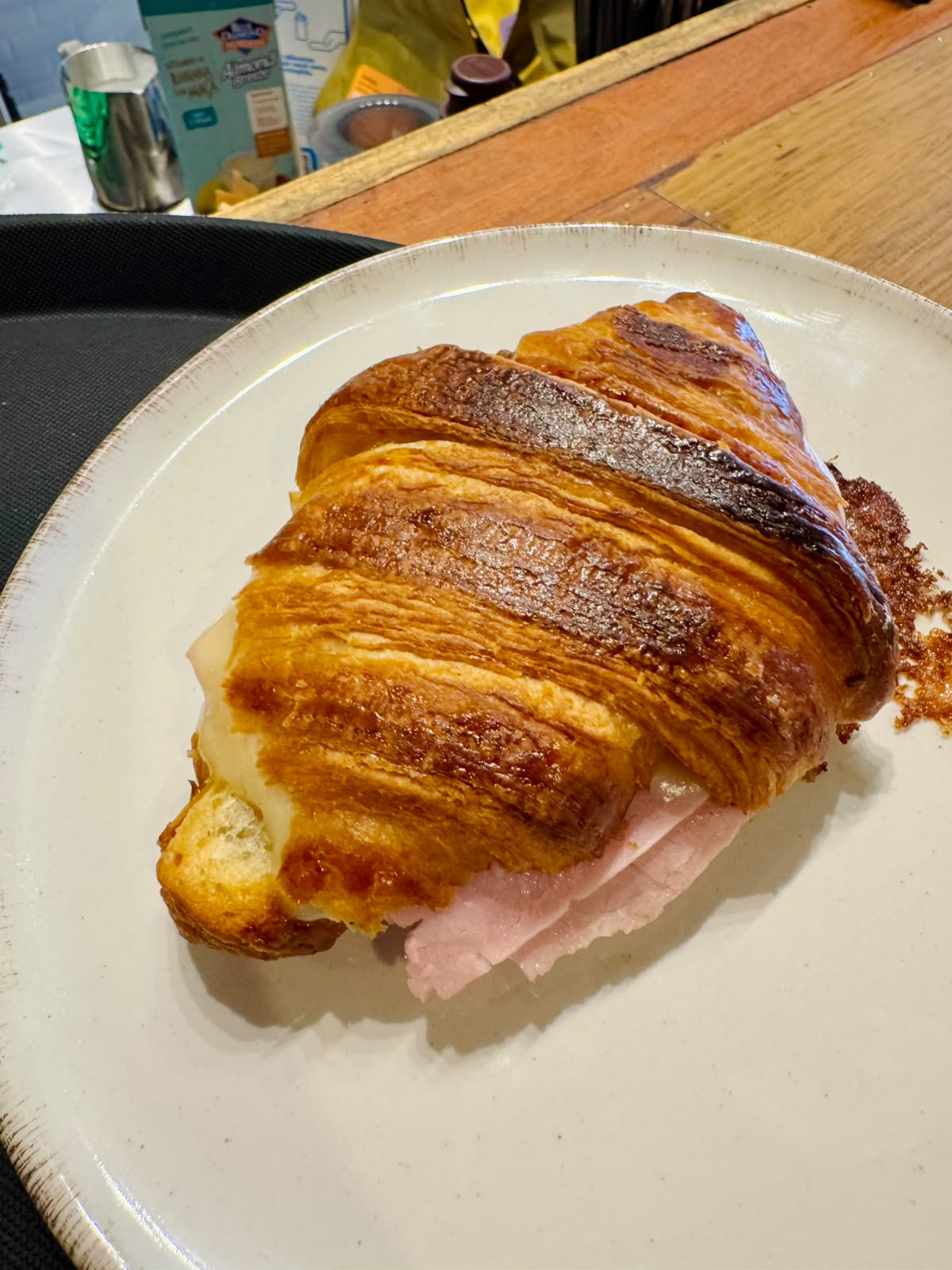 Croissant prensado