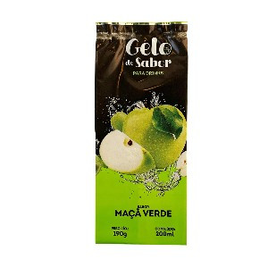 GELO MAÇA VERDE SABORIZADO