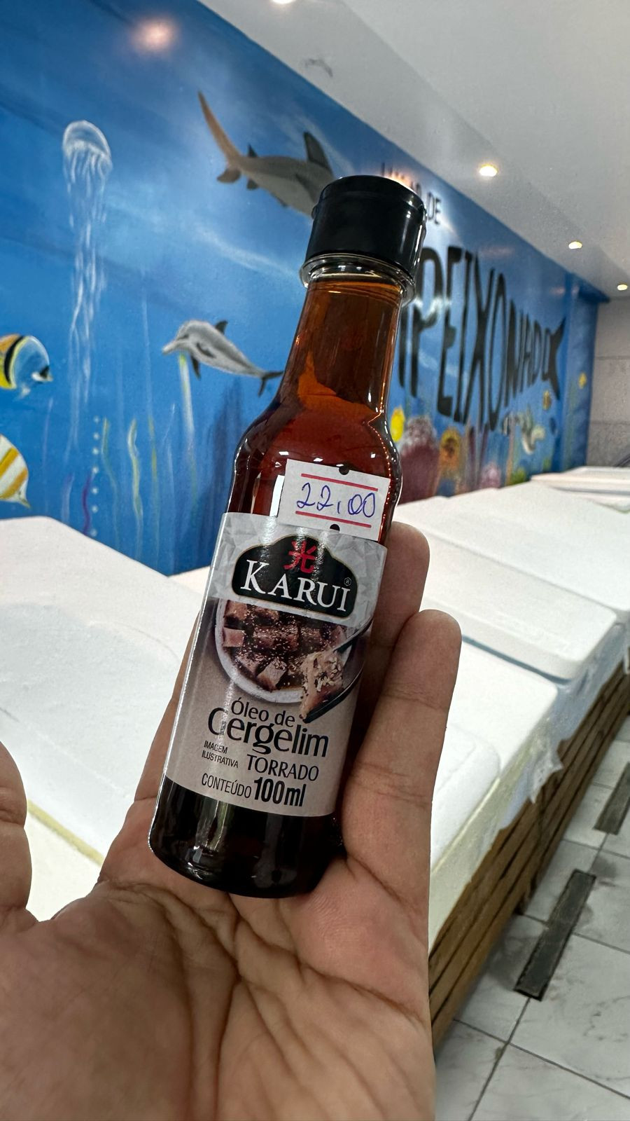 Óleo de gergelim torrado (100ml)