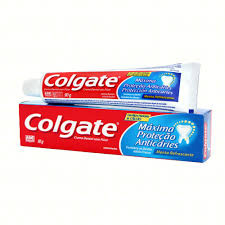 CREME DENTAL MENTA REFRESCANTE COLGATE MAXIMA PROTECAO ANTICARIES CAIXA 90G