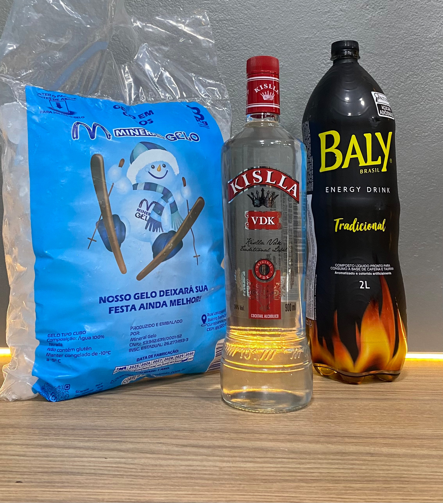 Kislla + Baly 2L + Gelo 3kg