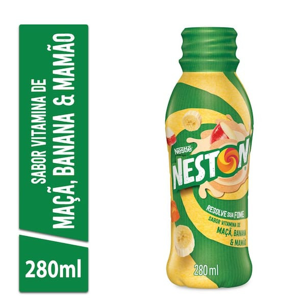 Bebida Láctea Maçã Banana Mamão Neston 280ml