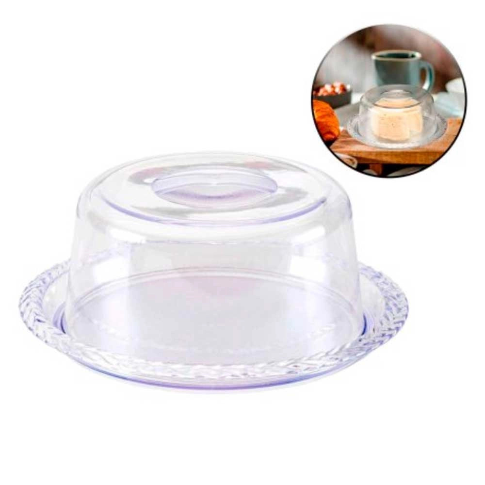 QUEIJEIRA CRISTAL ACRÍLICO 16 CM KEITA