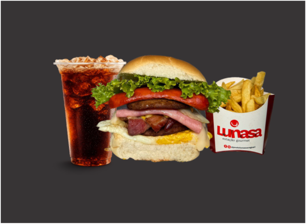 Combo X Tudo + Fritas + Ref.300ml