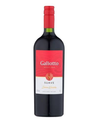 Vinho Tinto Nac Galiotto Mesa Suave 1l