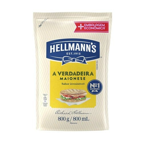 Maionese Tradicional Hellmann's 800g
