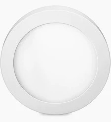 Plafon Led Sobrepor Redondo 12W Br Frio 