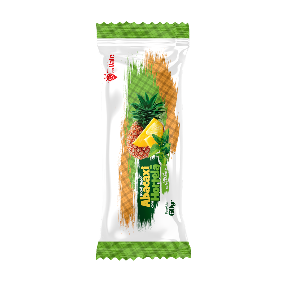 PICOLE ABACAXI C/ HORTELÃ 