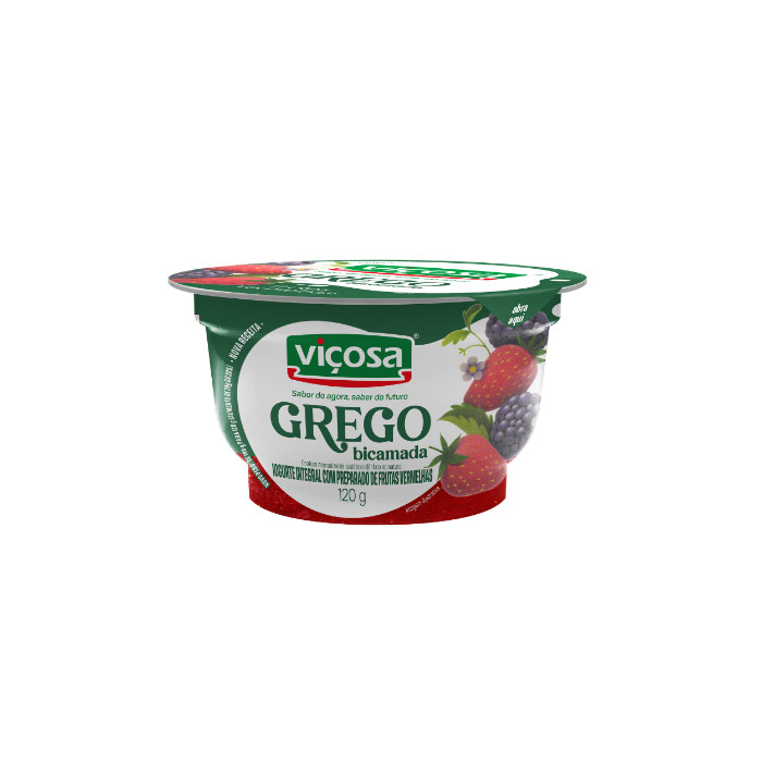 IOGURTE GREGO COM FRUTAS VERELHAS 120G VIÇOSA