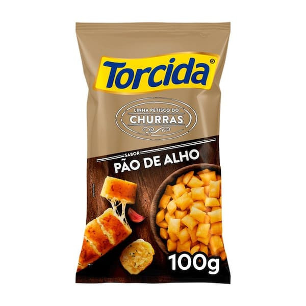 Salgadinho Sabor Pão de Alho Torcida 100g