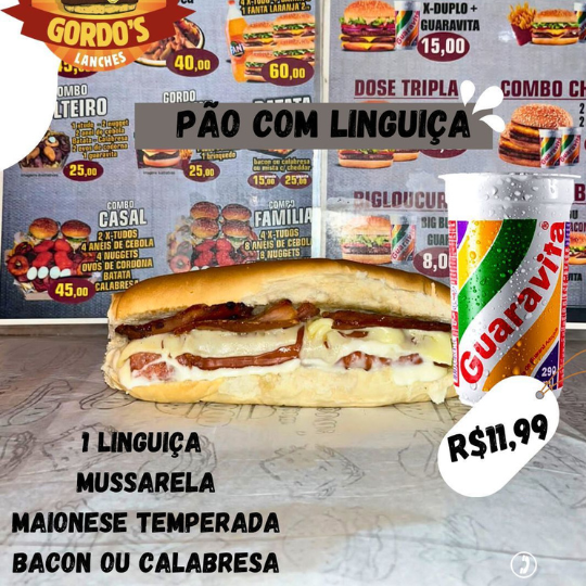 PAO COM LINGUIÇA