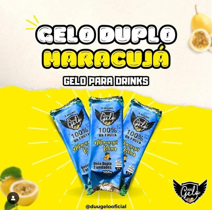 GELO MARACUJÁ DUU GELO SACHE 200G