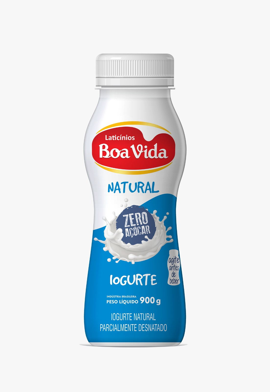 IOGURTE NATURAL ZERO AÇÚCAR BOA VIDA 900ML