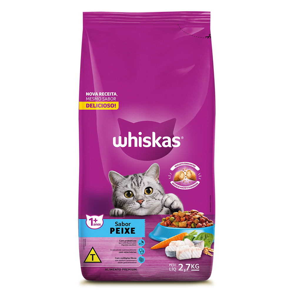 Whiskas Adultos 2.7 kg Peixe