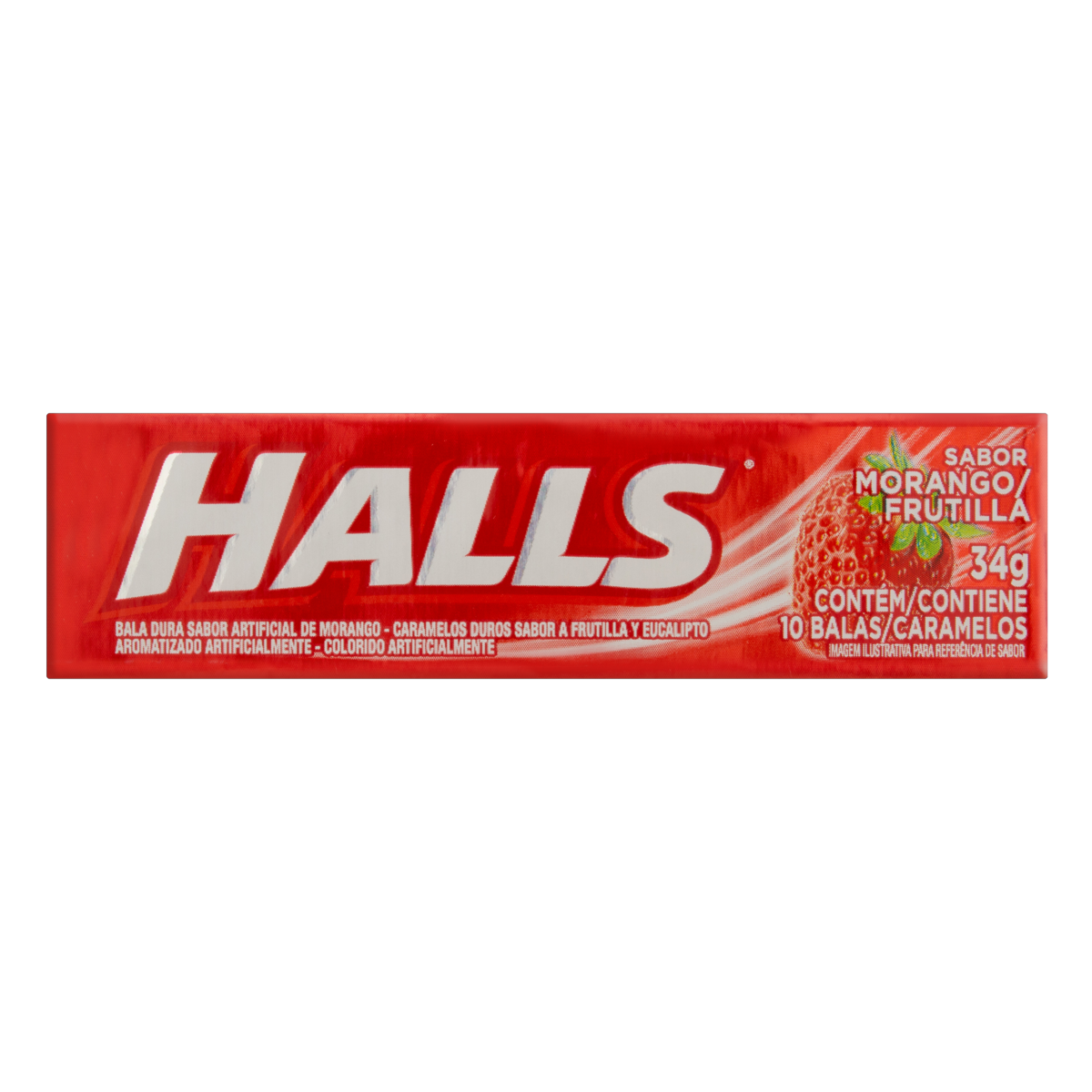 Halls sabor morango