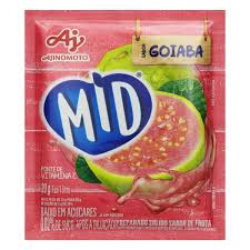 Refresco em Pó Mid  Goiaba