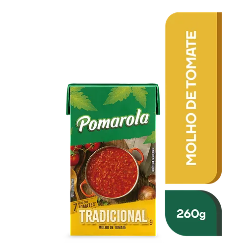Molho De Tomate Pomarola Tp Trad 260g