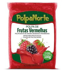 FRUTAS VERMELHAS POLPA - unidade 100g