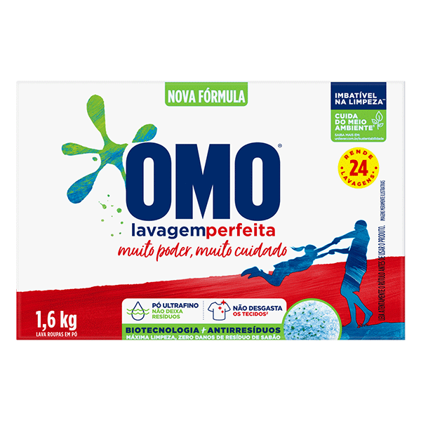 Sabão em Pó Omo 1,6kg