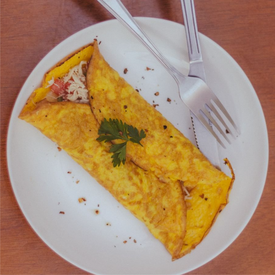 Omelete cuidados