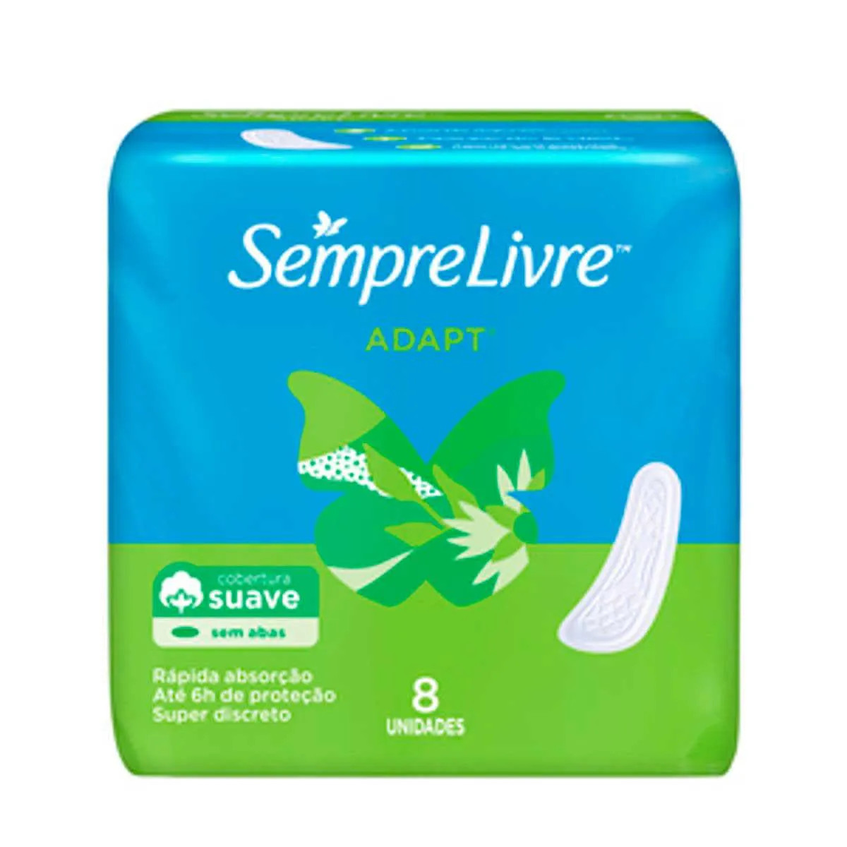 ABSORVENTE SEMPRE LIVRE S/ ABAS SUAVE C/8UN