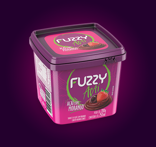 FUZZY AÇAÍ COM MORANGO - 200g