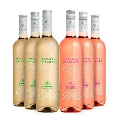 Frisante Almaden Moscatel Rosé e Branco 750ml