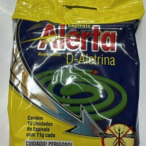 REPELENTE ESPIRAIS ALERTA C/10