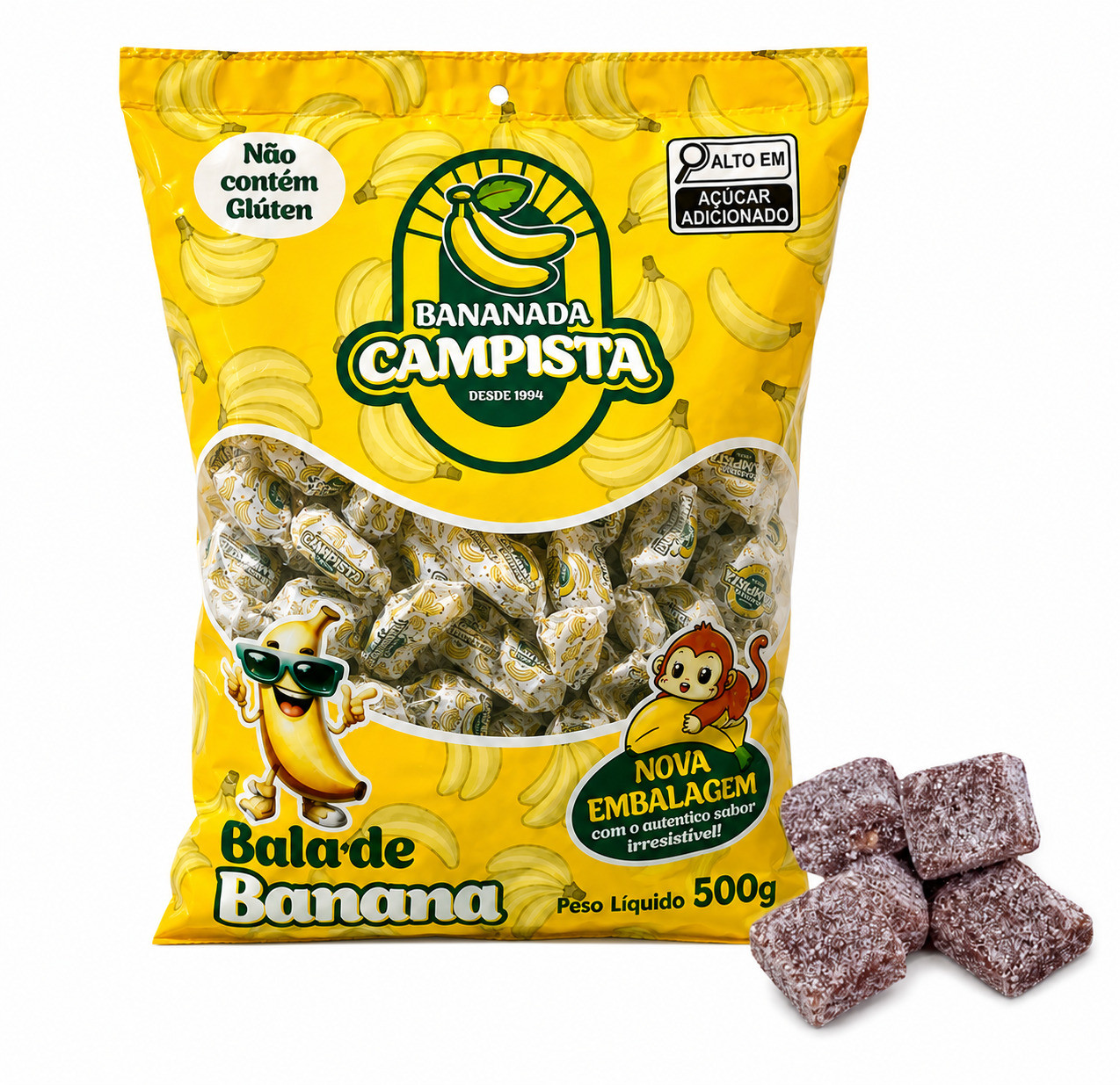 BALA DE BANANA KG