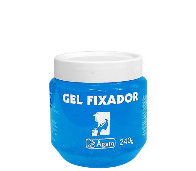 GEL FIX S/ALCOOL AZUL 240G AGATA